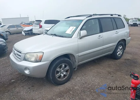 2004 Toyota Highlander V6 из США, поврежденный, VIN JTEEP21A640021506